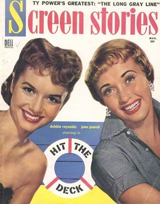 SCREEN STORIES magazine side cover March 1955