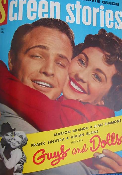 SCREEN STORIES magazine side cover December 1955