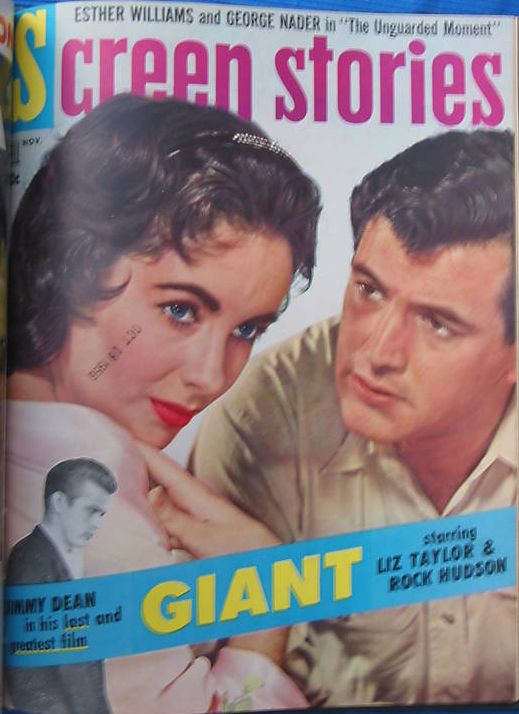 SCREEN STORIES magazine side cover November 1956