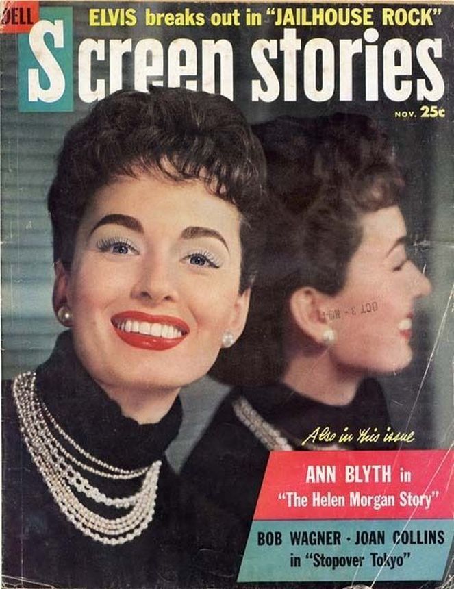 SCREEN STORIES magazine cover November 1957