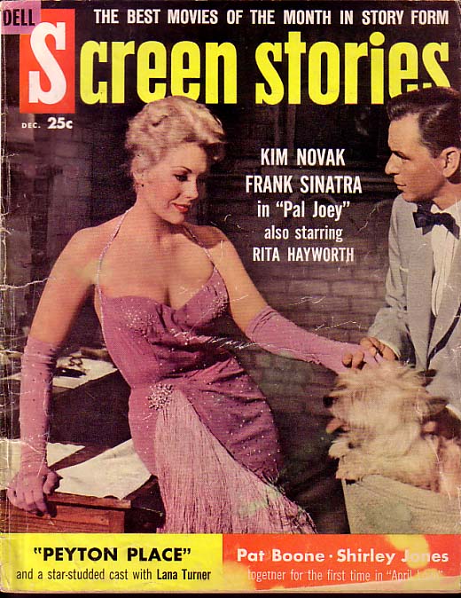 SCREEN STORIES magazine cover December 1957