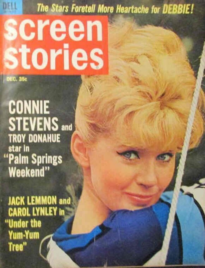 SCREEN STORIES magazine side cover December 1963
