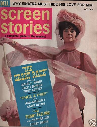 SCREEN STORIES magazine side cover October 1965