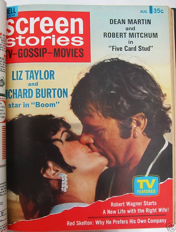 SCREEN STORIES magazine side cover August 1968