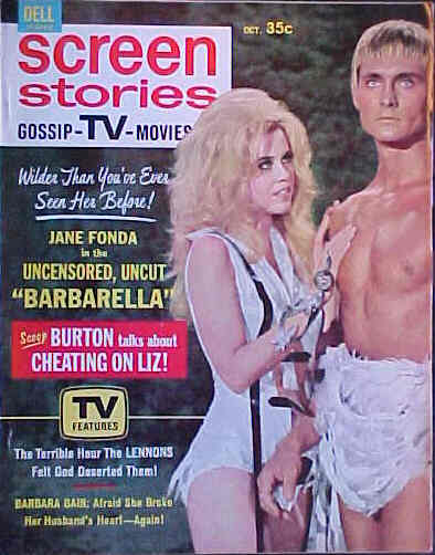 SCREEN STORIES magazine side cover October 1968