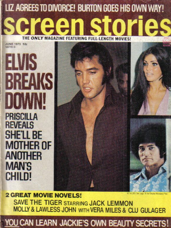 SCREEN STORIES magazine side cover June 1973