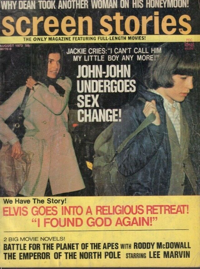 SCREEN STORIES magazine cover August 1973