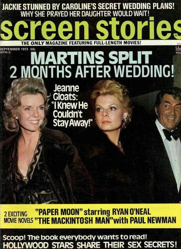 SCREEN STORIES magazine side cover September 1973