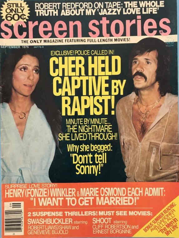 SCREEN STORIES magazine cover September 1976