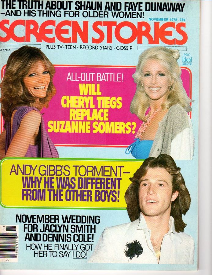 SCREEN STORIES magazine side cover November 1978