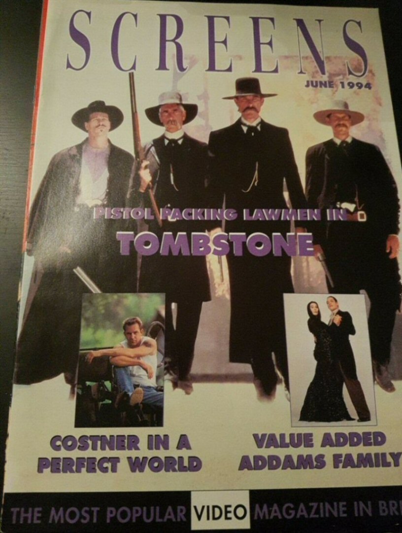 SCREENS magazine cover  June 1994