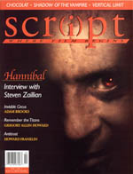 SCRIPT magazine cover Issue 25 January/February 2001
