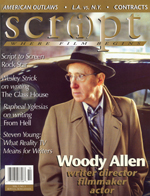 SCRIPT magazine cover Issue 29 September/October 2001