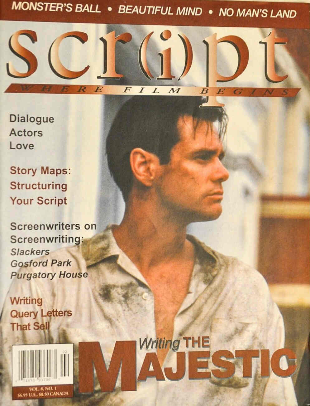 SCRIPT magazine cover Issue 31 January/February 2002