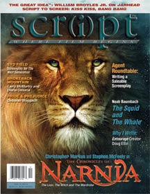 SCRIPT magazine cover Issue 54 November/December 2005