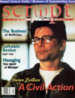 SCRIPT magazine cover Issue 13 January/February 1999