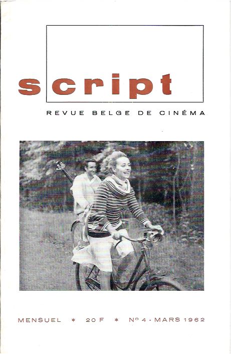 SCRIPT (BE) magazine cover Issue 4 March 1962