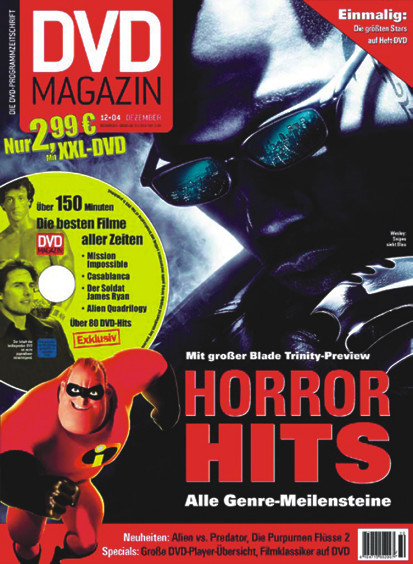 SCREEN BLURAY DVD magazine cover December 2004