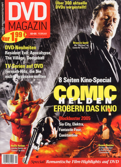 SCREEN BLURAY DVD magazine side cover February 2005