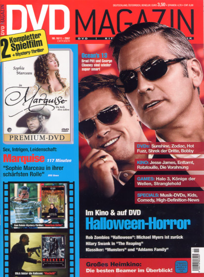 SCREEN BLURAY DVD magazine side cover October 2007