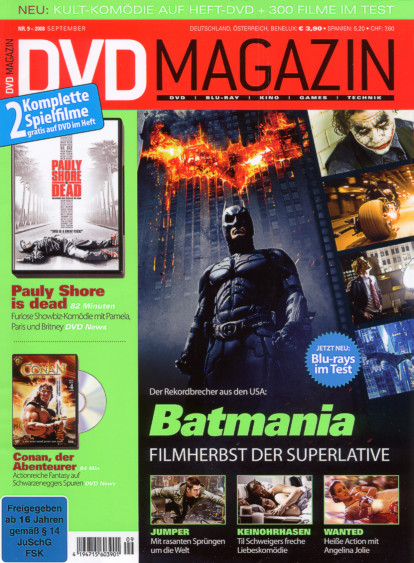 SCREEN BLURAY DVD magazine cover September 2008