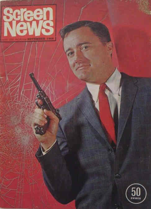 SCREEN NEWS (Singapore) magazine cover November 1966