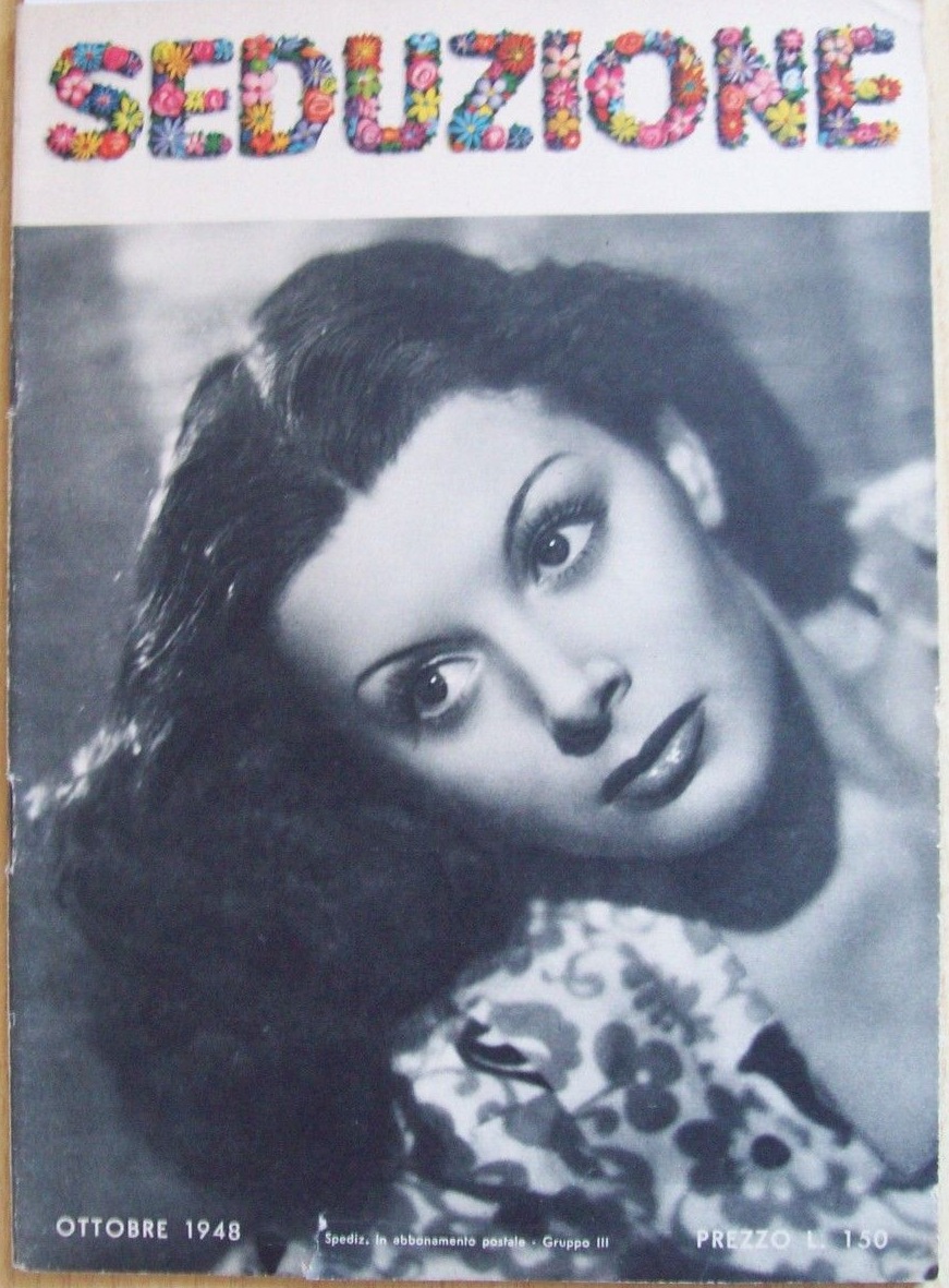 SEDUZIONE magazine side cover October 1948