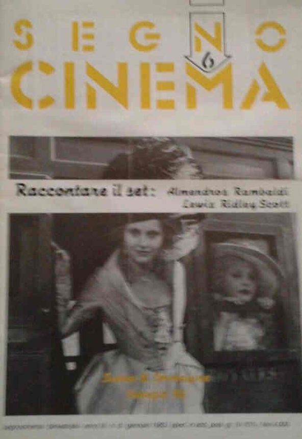 SEGNOCINEMA magazine cover Issue 6  January 1983