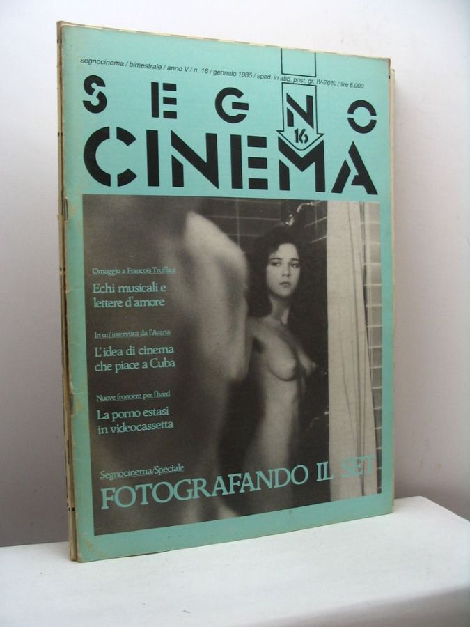 SEGNOCINEMA magazine side cover Issue 16  January 1985