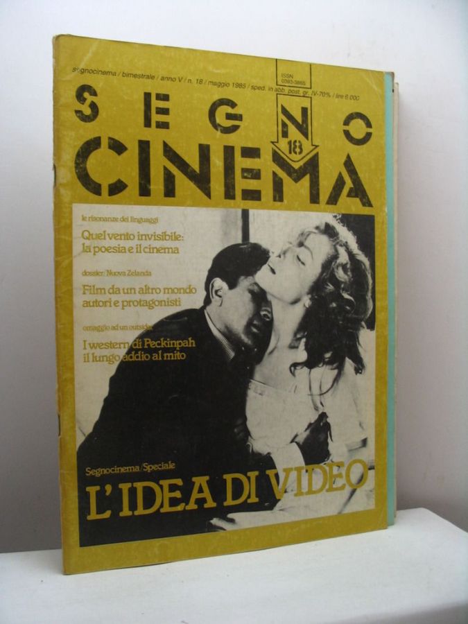 SEGNOCINEMA magazine side cover Issue 18  May 1985