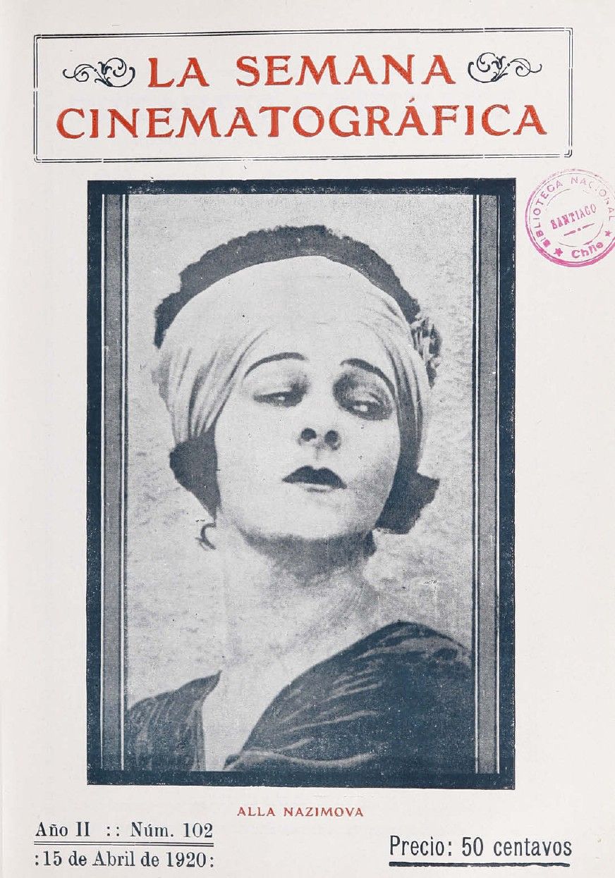 SEMANA CINEMATOGRAFICA | LA magazine side cover  Vol 2 No  102 15 April 1920