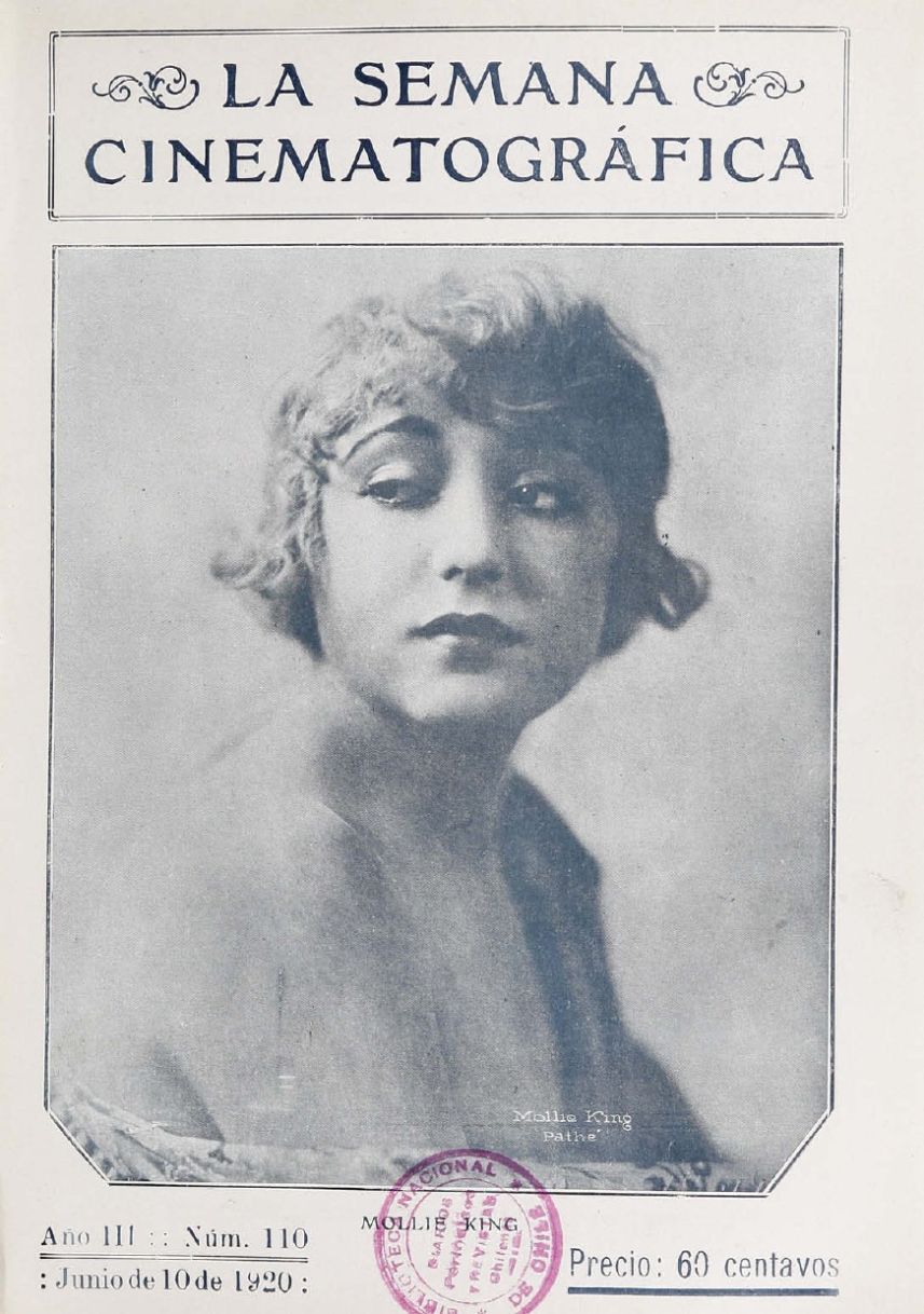 SEMANA CINEMATOGRAFICA | LA magazine side cover  Vol 3 No  110 10 June 1920