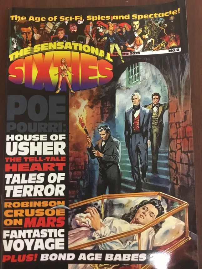 SENSATIONAL SIXTIES magazine cover Issue 2 Spring 2021
