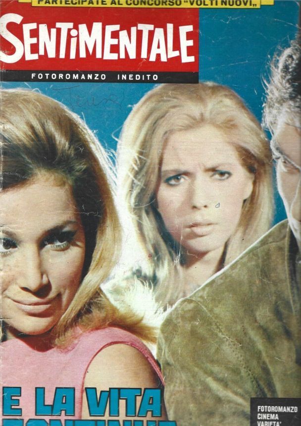 SENTIMENTALE magazine side cover Issue 1   1971