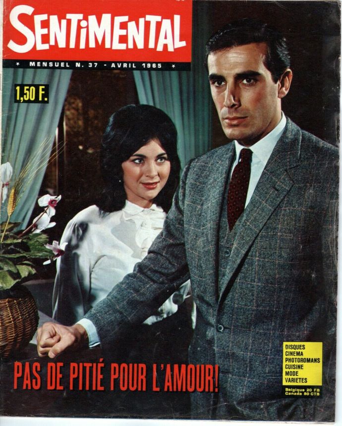 SENTIMENTAL magazine cover Issue 37  April 1965