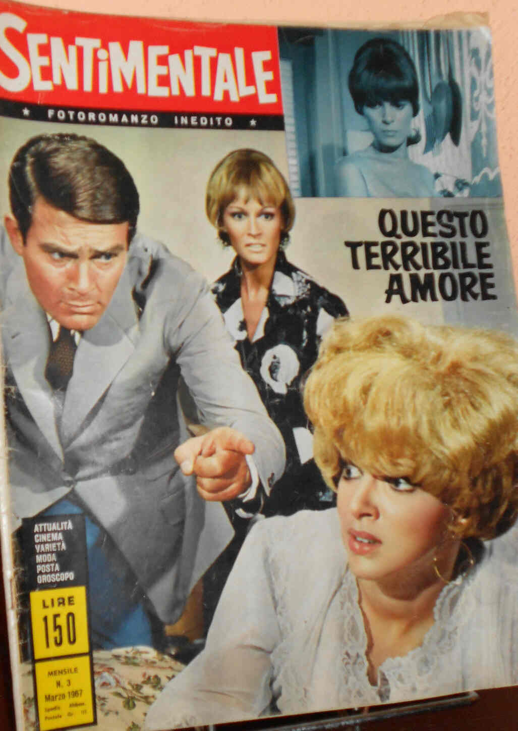 SENTIMENTALE magazine cover March 1967