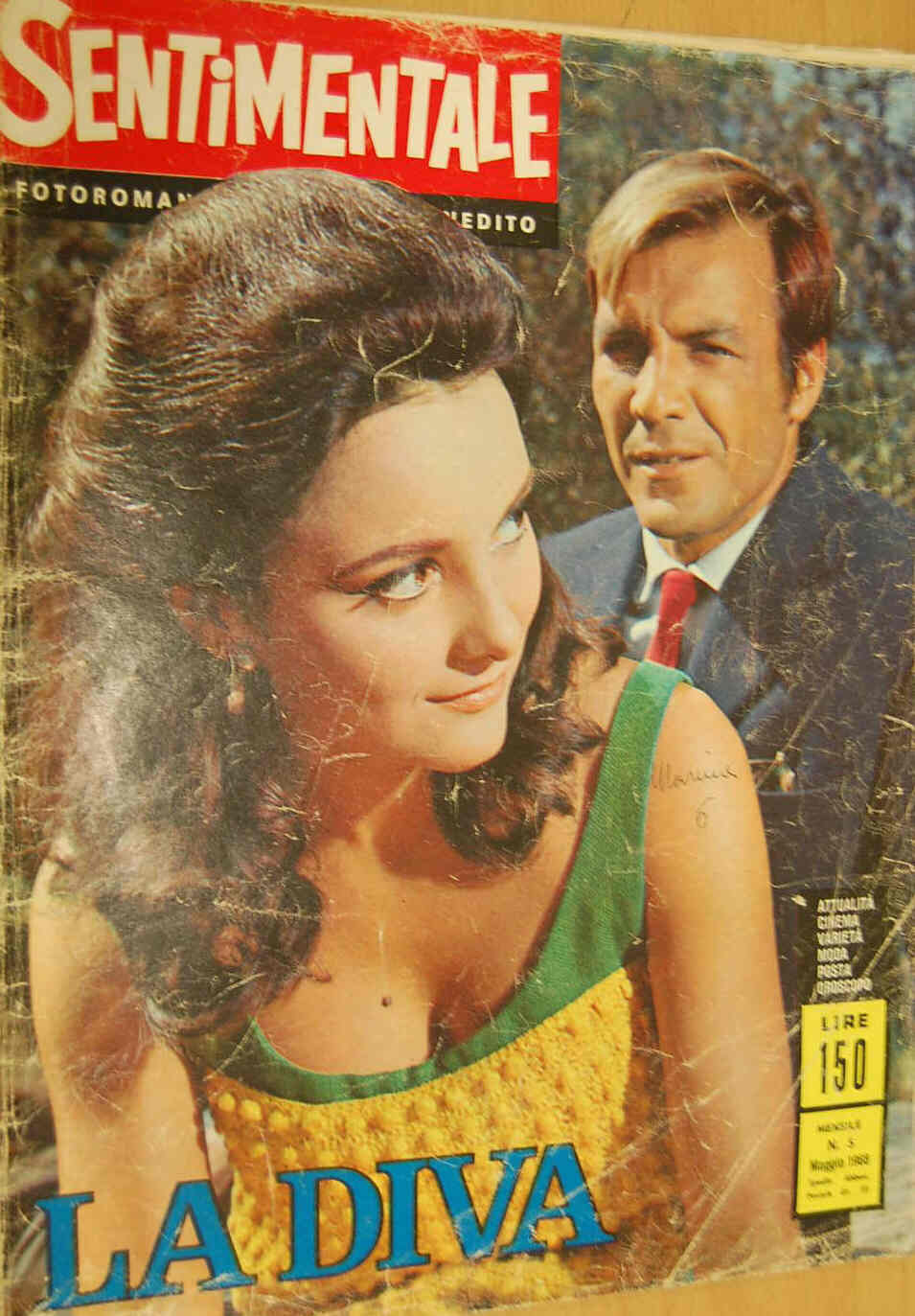 SENTIMENTALE magazine cover May 1968