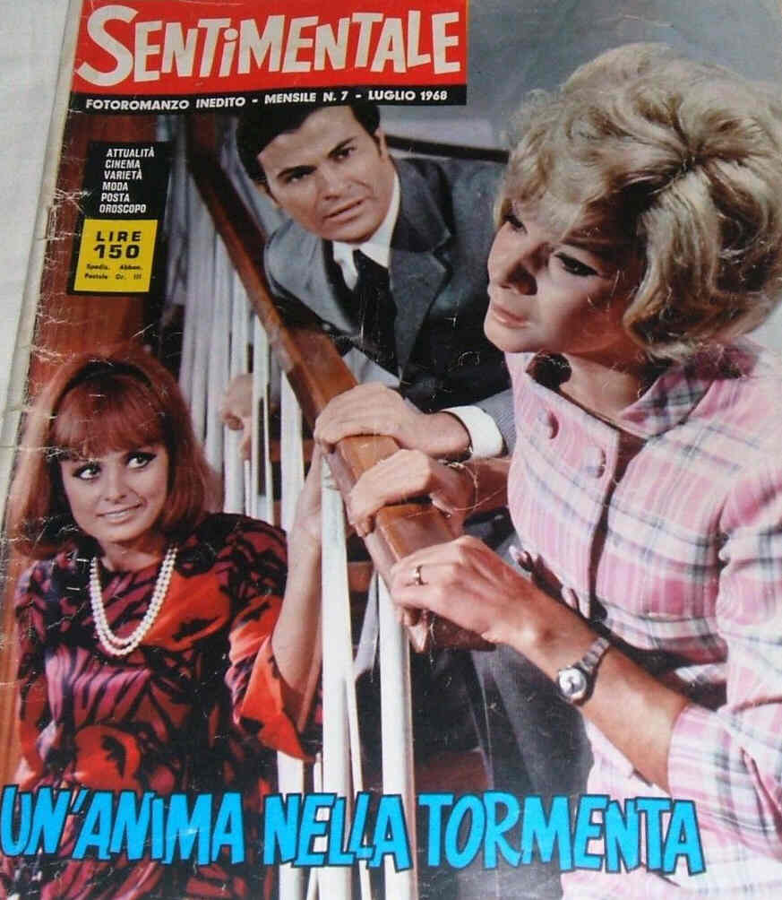 SENTIMENTALE magazine side cover July 1968