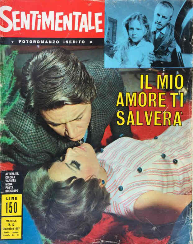 SENTIMENTALE magazine side cover  December 1967