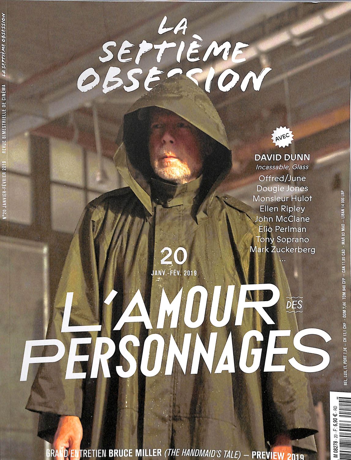 SEPTIEME OBSESSION |LA magazine cover Issue 20  January/February 2019