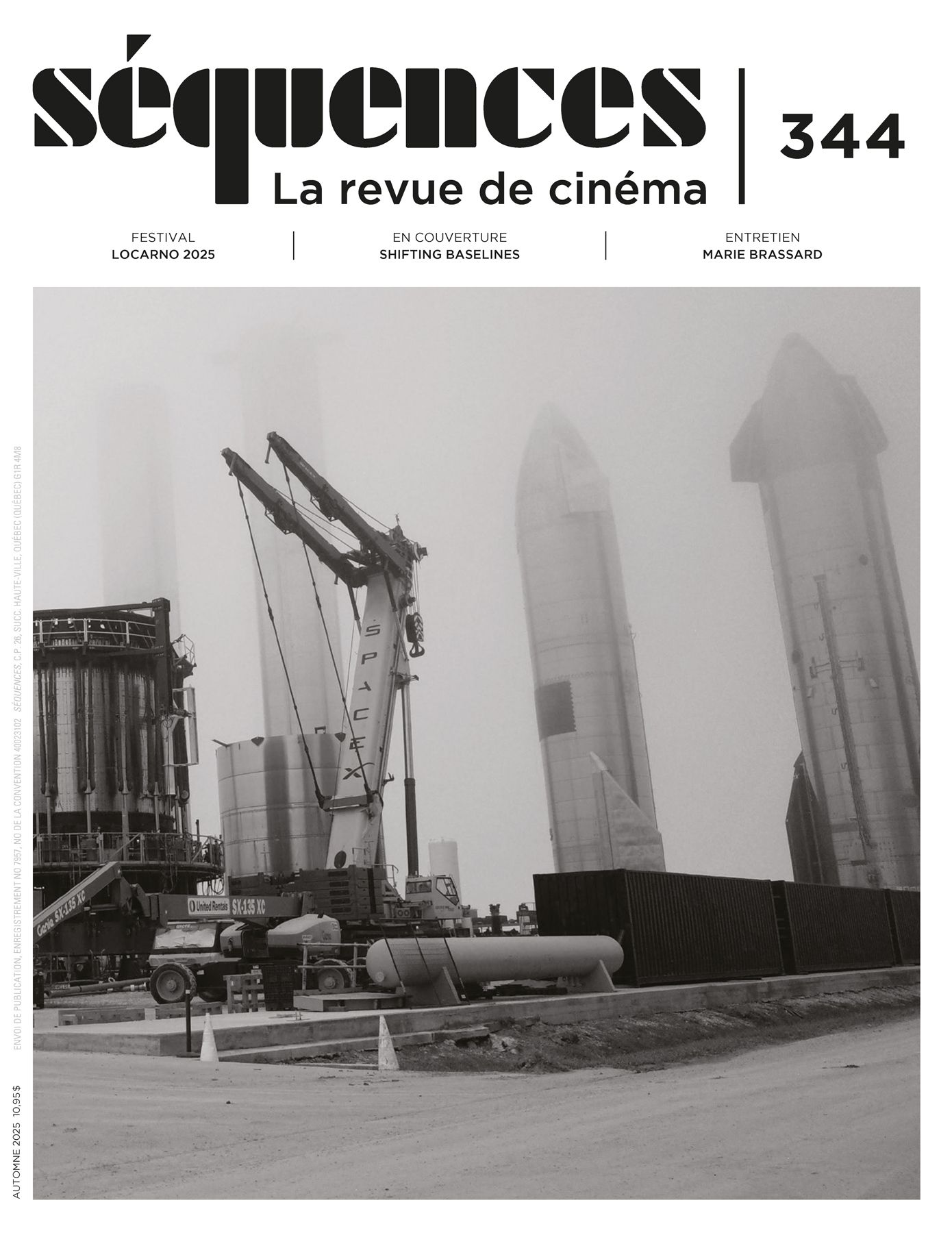 SEQUENCES magazine cover Issue 344 Fall 2025