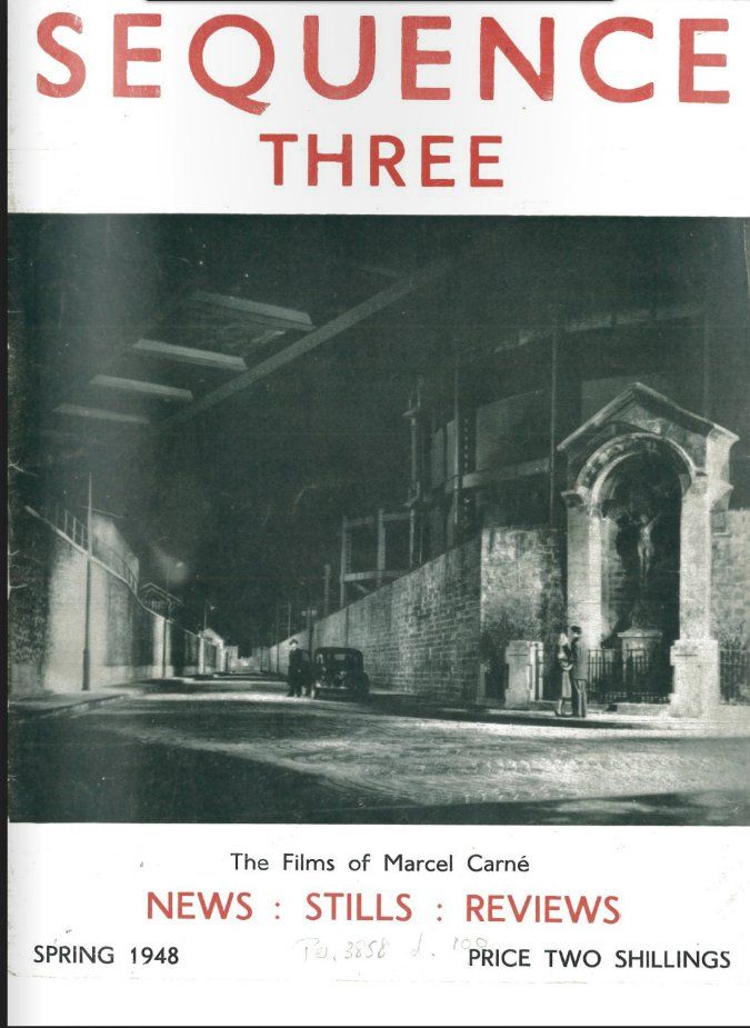 SEQUENCE magazine cover Issue 3 Spring 1948