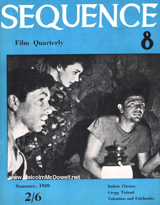 SEQUENCE magazine cover Issue 8 Summer 1949