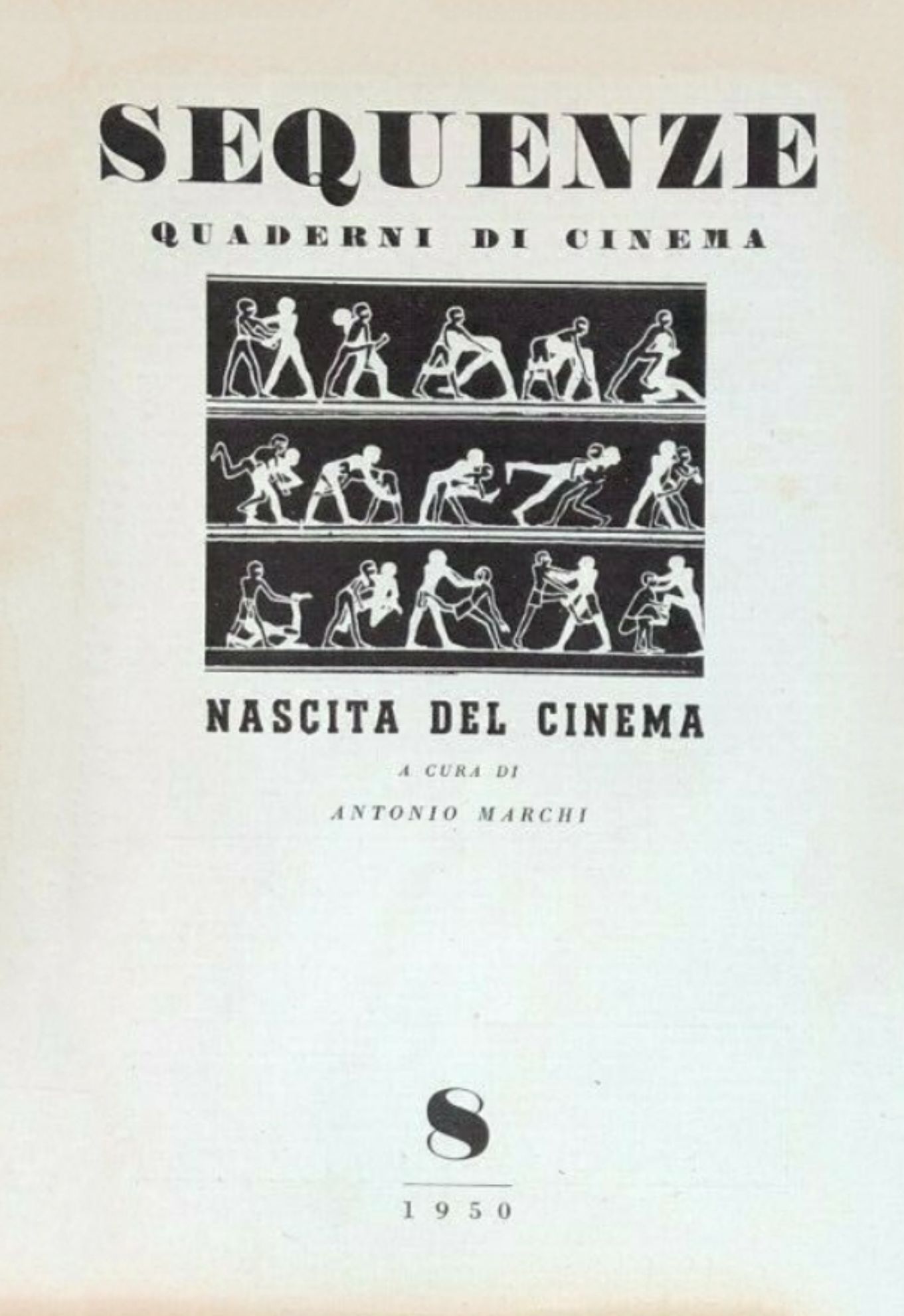 SEQUENZE (It 40s) magazine cover Issue 8 April 1950