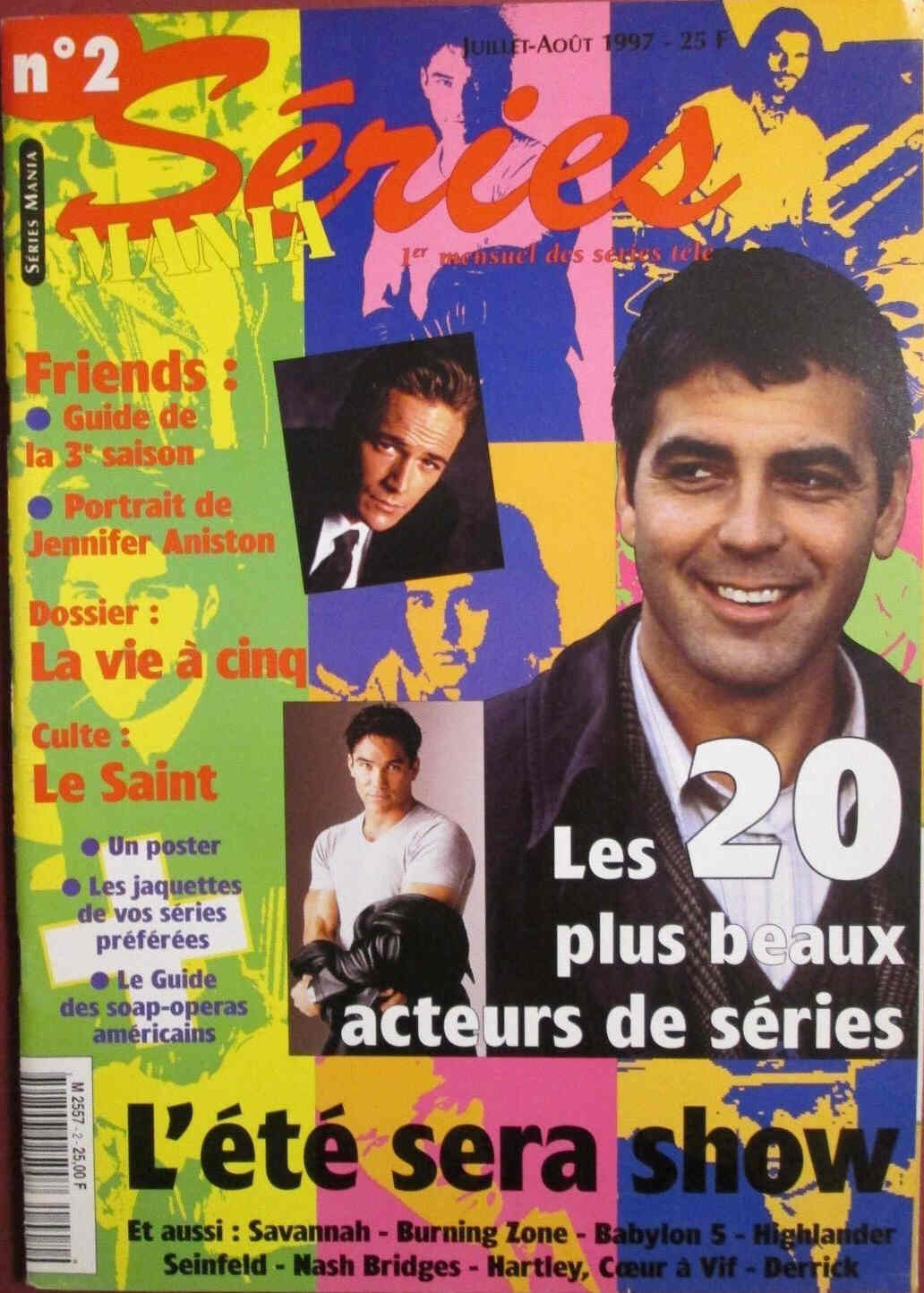 SERIES MANIA magazine cover Issue 2 July/August 1997