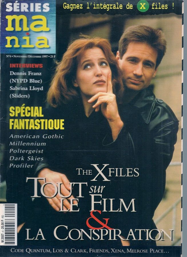 SERIES MANIA magazine cover Issue 4 November/December 1997
