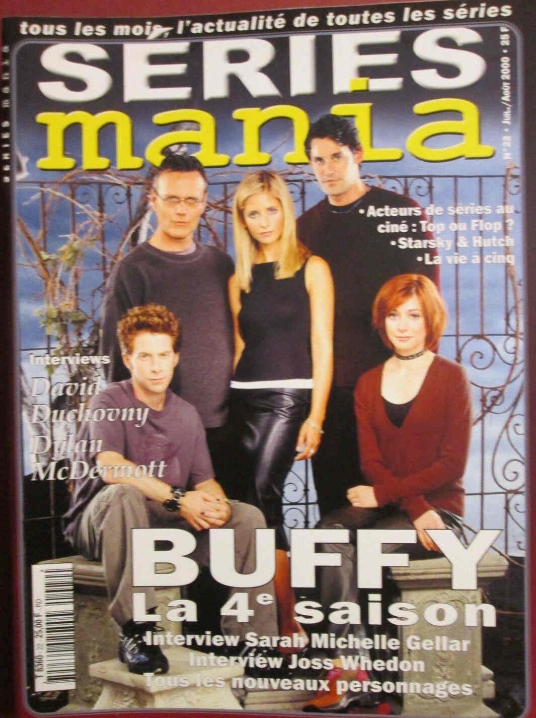 SERIES MANIA magazine cover Issue 22 July/August 2000