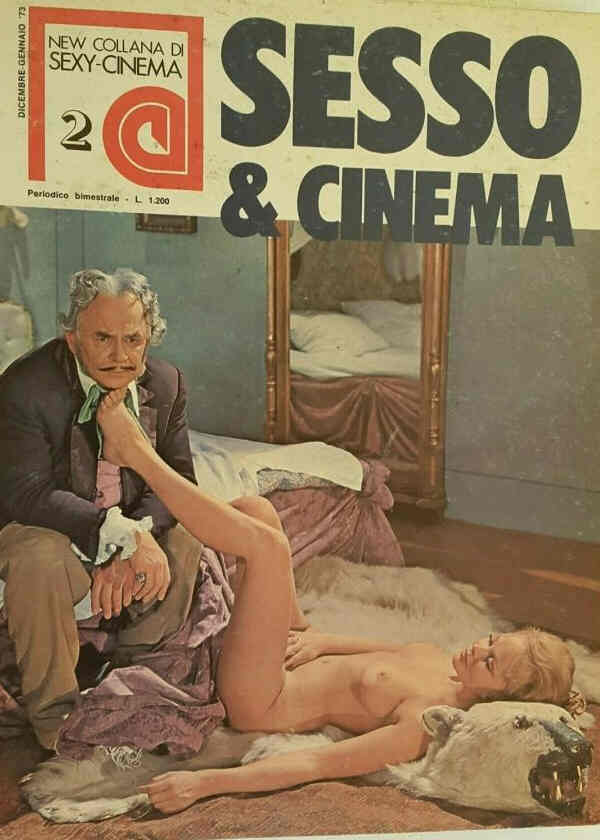 SESSO CINEMA magazine side cover  December 1972/ January 1973 
