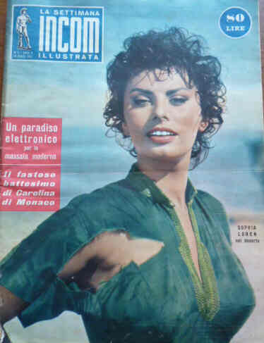 SETTIMANA INCOM magazine cover 23 March 1957