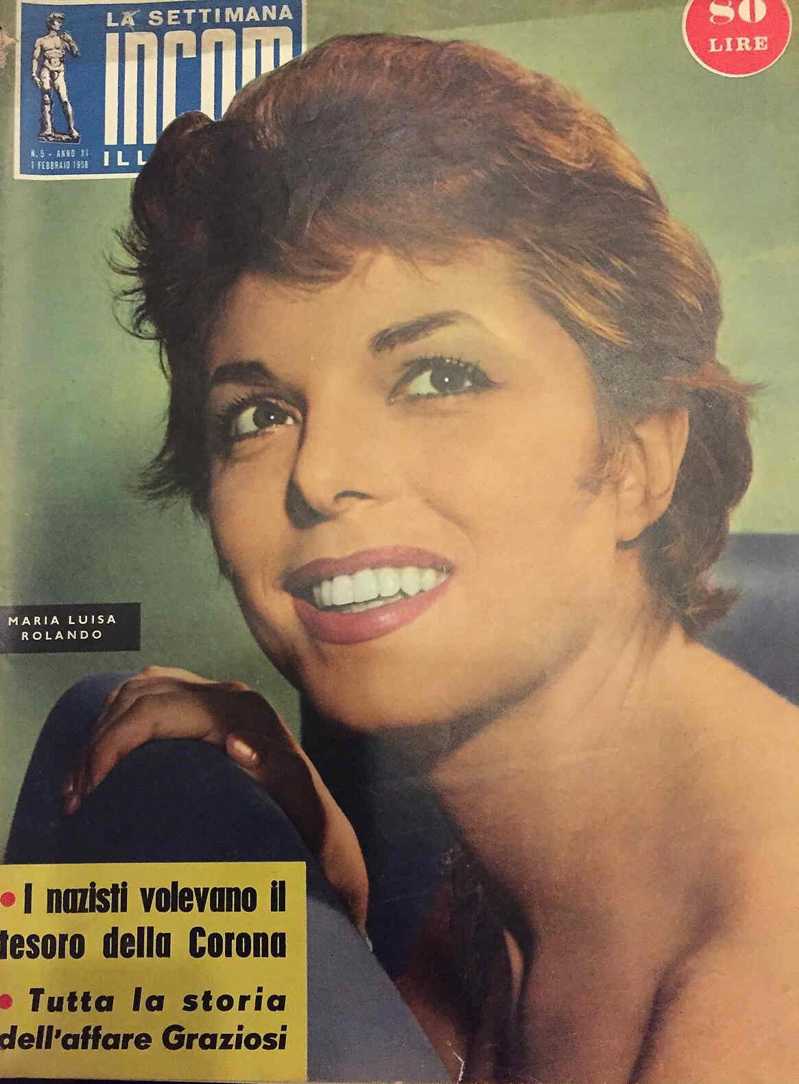SETTIMANA INCOM magazine cover Issue 5 1 February 1958